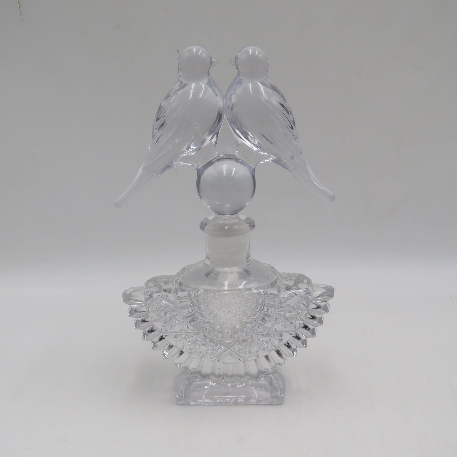 Vintage glass dressing table decanter