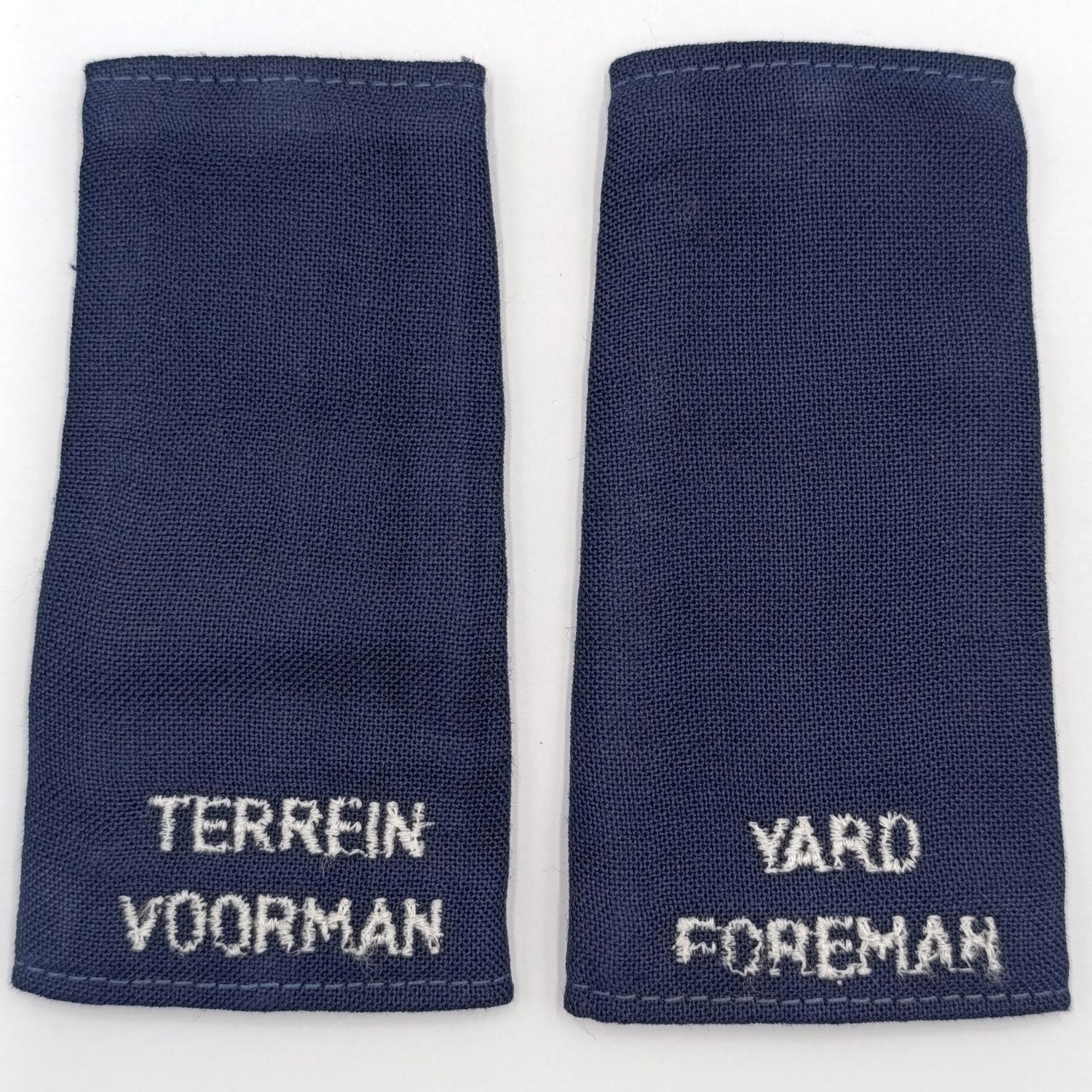 Pair of SA Railways Yard Foreman rank epaulettes