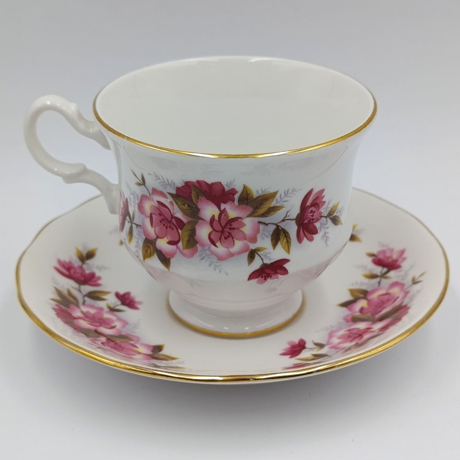 Vintage Queen Anne porcelain duo