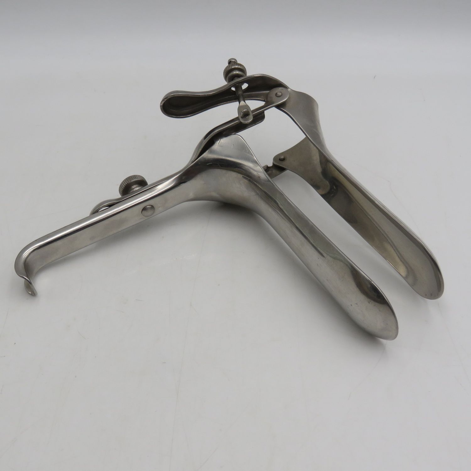 Stainless steel vintage speculum - vaginal inspection