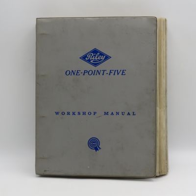 The Riley one-point-five workshop manual