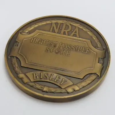 Daily Mail National Rifle Association Bisley medallion for Highest possible score