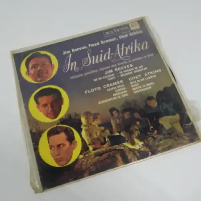 Jim Reeves, Floyd Cramer, Chet Atkins in Suid Afrika LP vinyl record