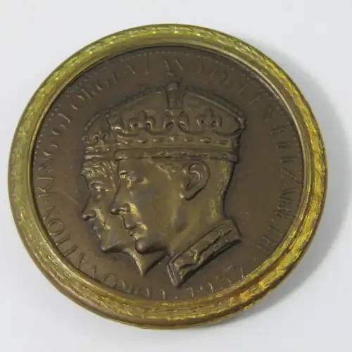 1937 King George VI &amp; Queen Elizabeth Coronation badge
