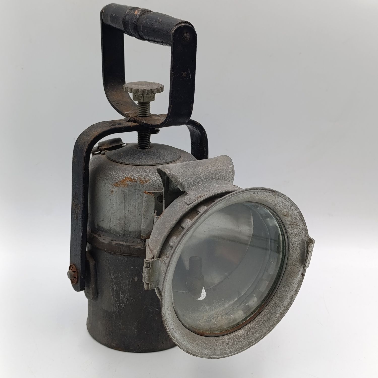 Vintage SA Transport carbide lantern - marked SAT/SAV