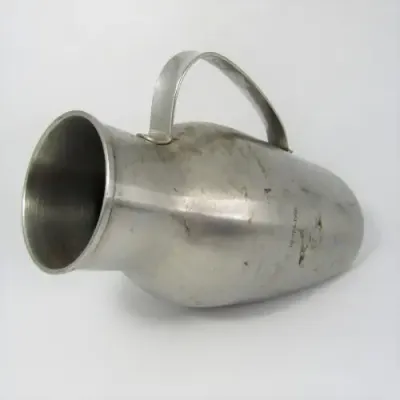 Vintage stainless steel urinal - Military hospital use 18-970-1998