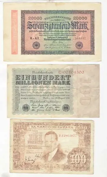 Lot of 10 Europe banknotes - Very good lot