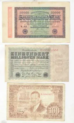 Lot of 10 Europe banknotes - Very good lot