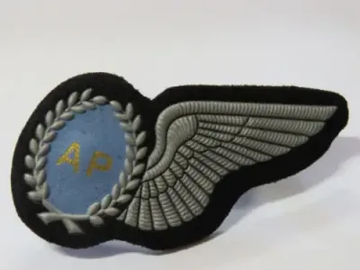 SA Air Force Air Photographer tupper wing - Silver type