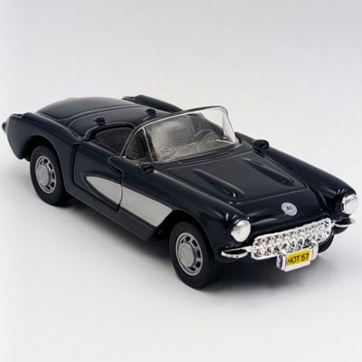Maisto 1957 Chevrolet Corvette die-cast model car - Pull back action - scale 1/39