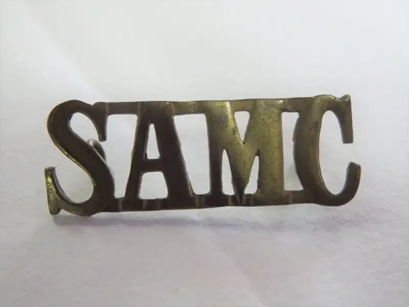 SA Medical corps shoulder title - WW1 period