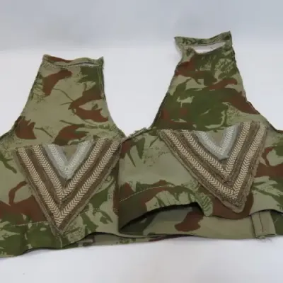 Pair of Homemade Sergeant Camo rank brassards