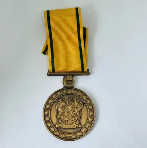 SA Prison service Bronze faithful service medal