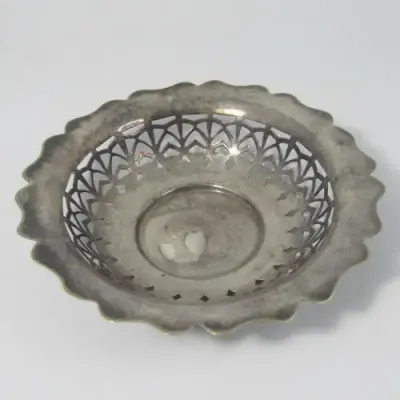 Vintage silver plated sweets bowl
