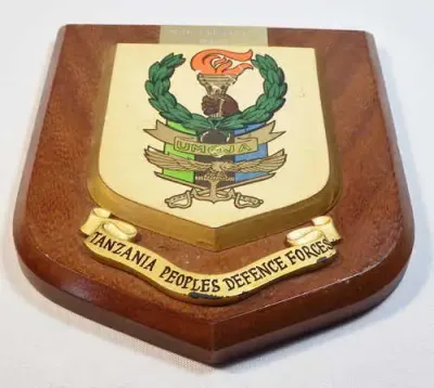 Tanzania Peoples Defence Forces wall plaque