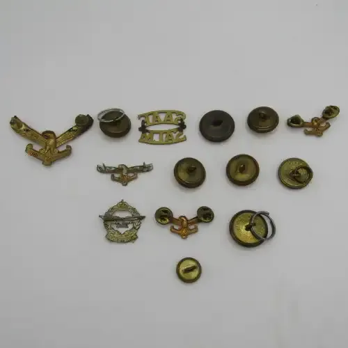 Lot of South African Air Force badges and buttons