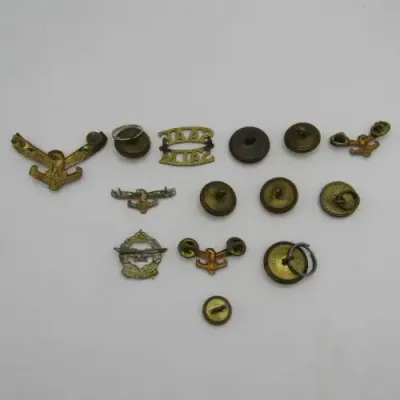 Lot of South African Air Force badges and buttons