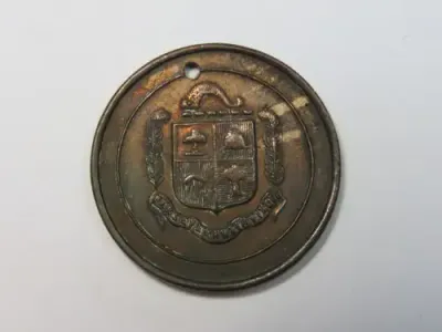 Unusual George V 1919 Peace medallion