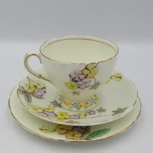 Vintage Foley China porcelain trio