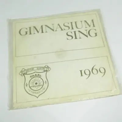 Gymnasium Sing 1969 - Sangfees LP vinyl record - Advision studios