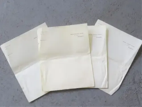 4 Pages of empty writing paper of the British Consulate General in Hamburg, Germany - Vintage