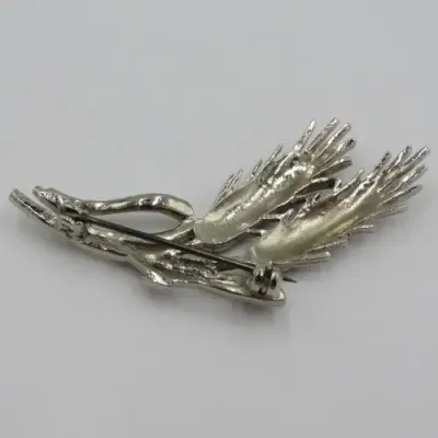 Vintage Marcasite wheat brooch