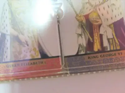 Vintage King George VI and Queen Elizabeth pack of cards
