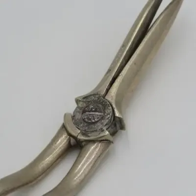 Vintage silverplated grape scissors