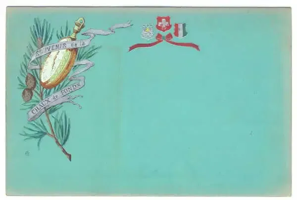 Postcard - Souvenir de la Chaux de Fonds - Unused