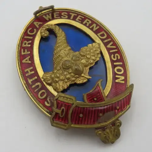 Masonic South Africa Western Division collar jewel