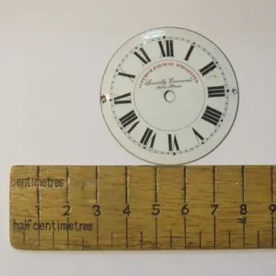 Superior Railway timekeeper pocket watch enameled face - Screw fix