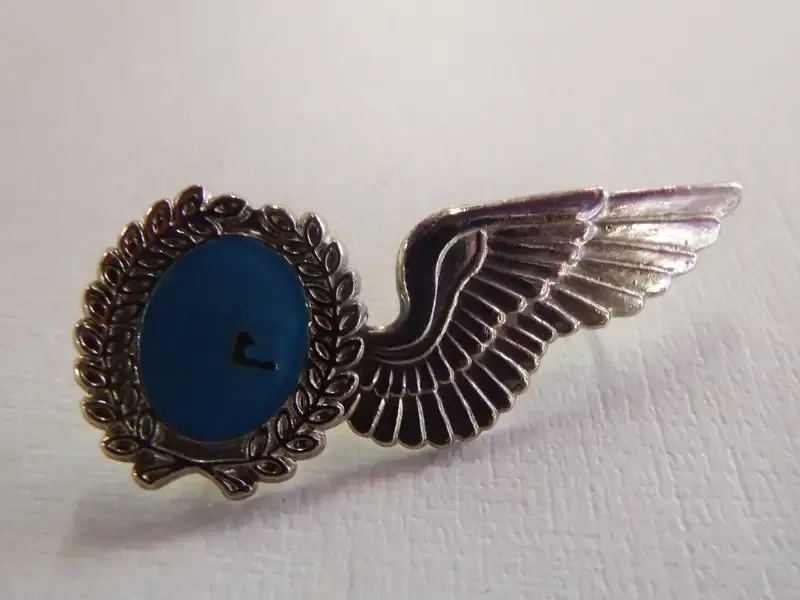 SA Air Force flight engineer wing - Silver type - Poor quality