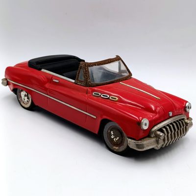 Vintage tin plate Buick Sedan friction toy car - no steering wheel