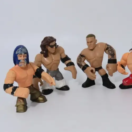 Lot of 5 WWE Rumblers figurines