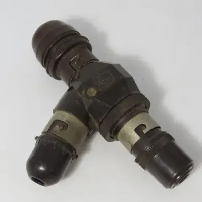 Vintage IRL Bakelite electrical fitting