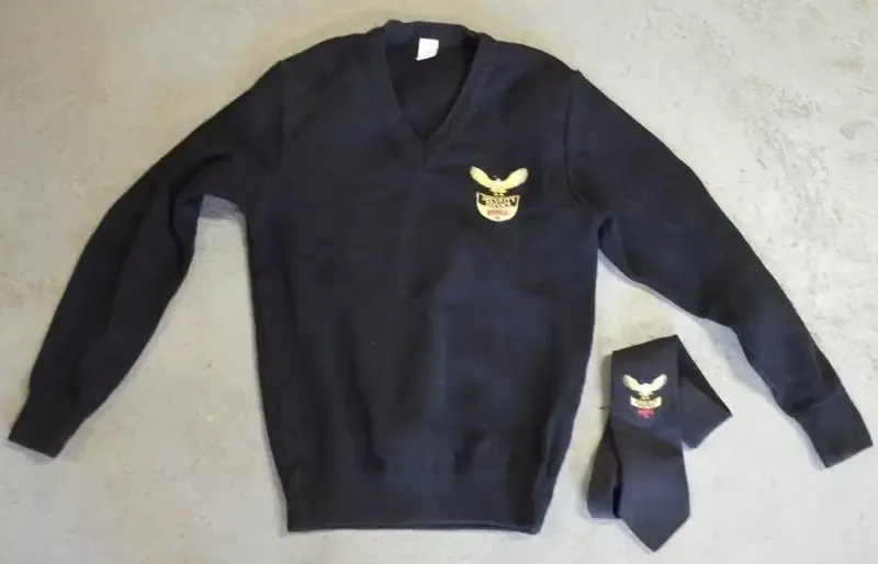 Rowco GB Security service tie and jersey - Sizes in description below
