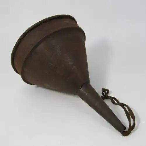 Vintage tinplate funnel