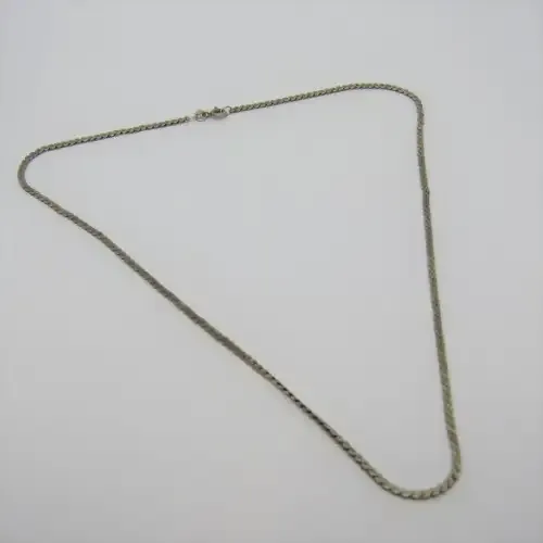 Sterling silver necklace - Weighs 7.2g - Size: 23cm