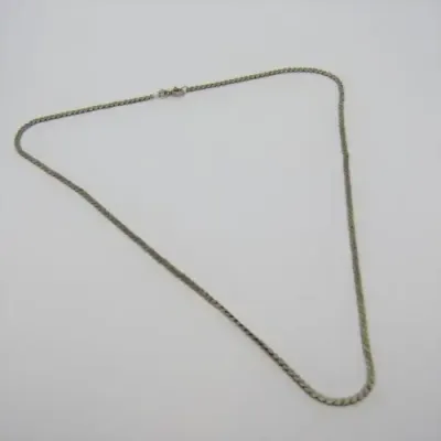 Sterling silver necklace - Weighs 7.2g - Size: 23cm