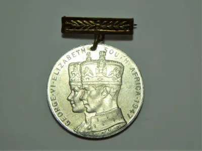 1947 Royal Visit South Africa medallion