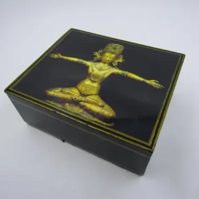 Vintage SIAM style jewellery box
