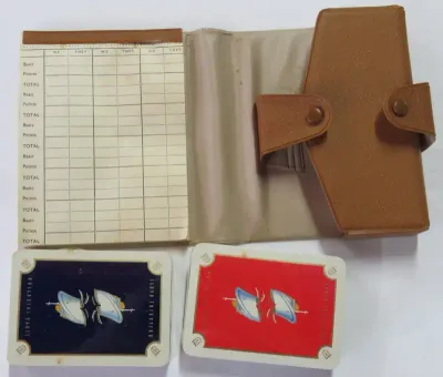 Vintage Brigade card set with scorecards