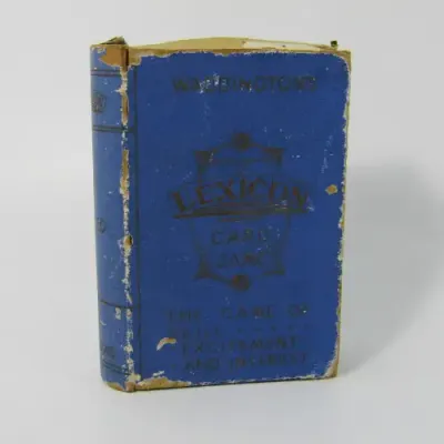 Vintage Waddingtons Lexicon card game