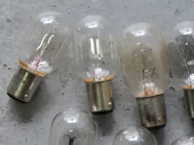 Lot of vintage photography flash bulbs
