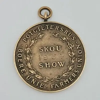 1954 Potgietersrus Boere Unie / Farmers Union medallion