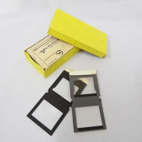 Agfacolor Dia-Rahmen 20 unused glass slide frames