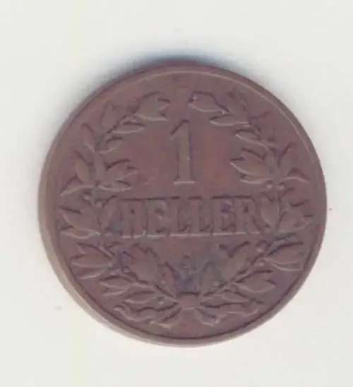 1905 A German East Africa 1 Heller
