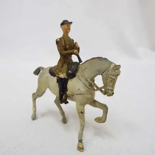 Vintage Clarinet musician lead soldier - Lifeguards of Household cavalry mounted band