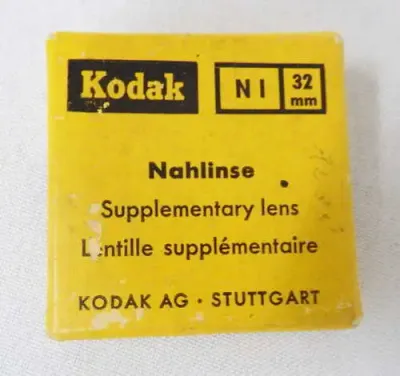 Kodak Nahlinse 32 mm Supplementary Lens Stuttgart