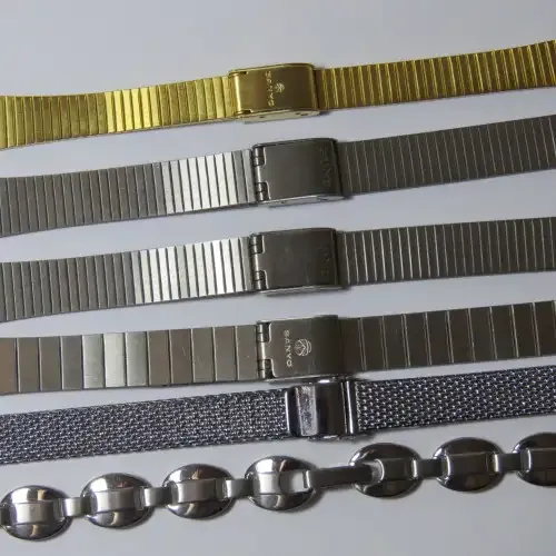 Lot of 6 ladies watch metal straps